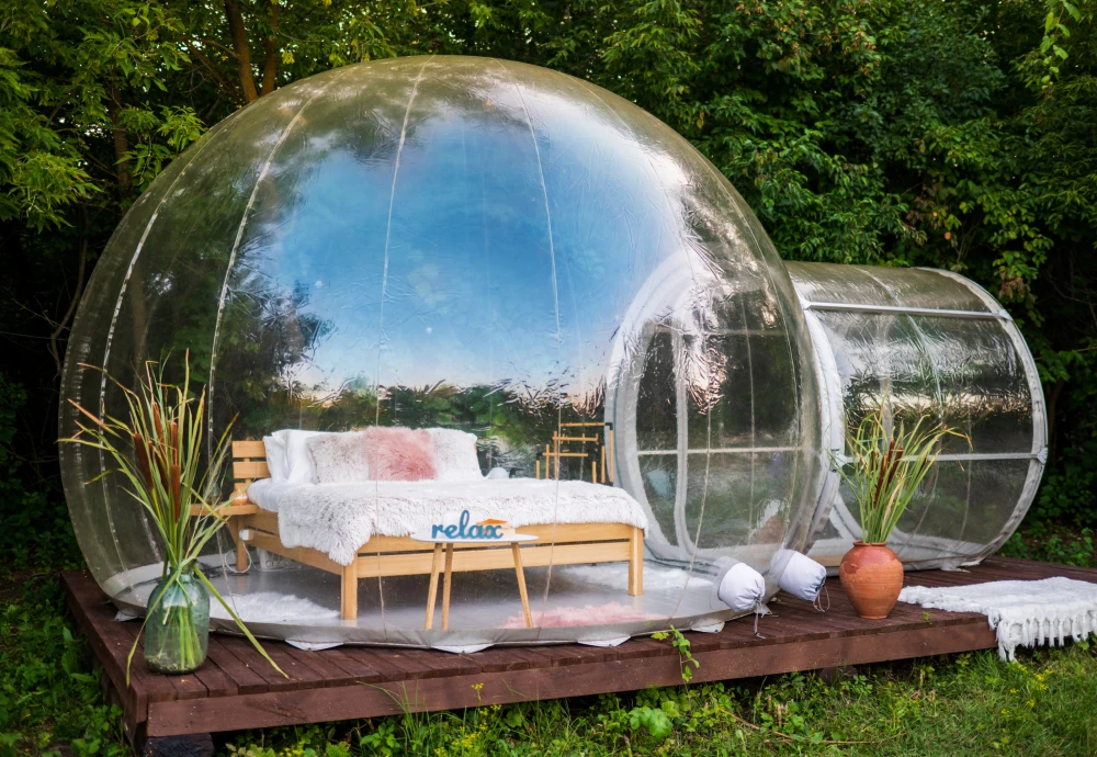 bubble tent party