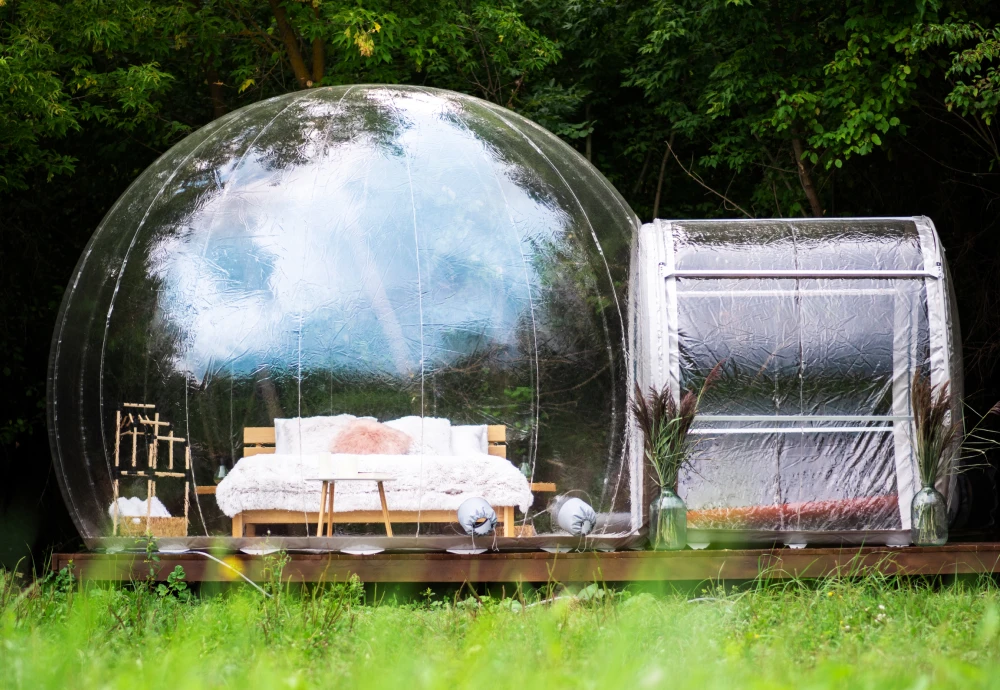 bubble tent party